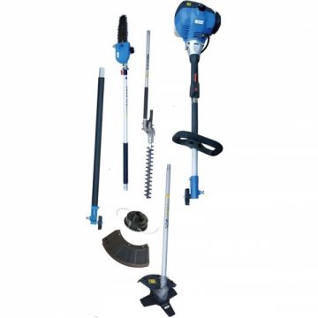 Set motocoasa pe benzina in 2 timpi, 4 in 1 Guede 95145, 1.36 Cp