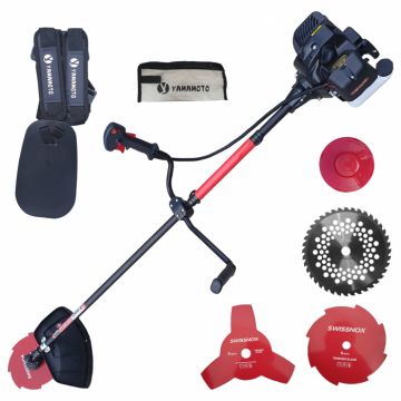 Motocoasa pe benzina YAMAMOTO Japan 520 PRO, 6.7CP, 5 Accesorii Incluse