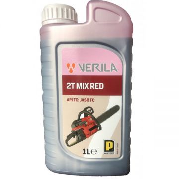 Ulei Motoare in 2 Timpi , Amestec Rosu Verila 2T-Mix Red 1 Litru