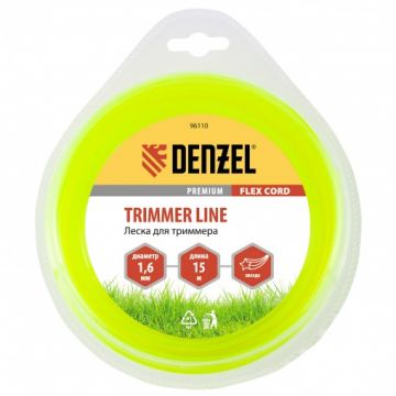 Fir pentru trimmer stea, 1,6mm x 15m, FLEX CORD, Denzel