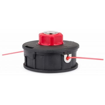 Mosor negru cu rosu pentru motocoasa, Filet 10mm Stanga