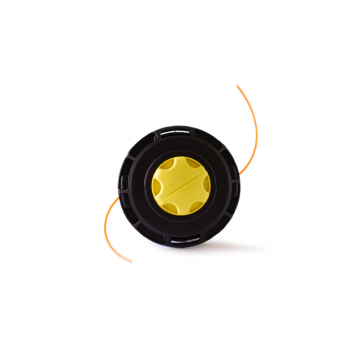 Tambur motocositoare, buton galben, 11x11x9 cm