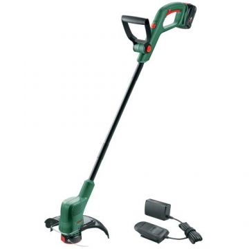 Trimmer pe acumulator pentru tuns iarba Bosch EasyGrassCut 18-230, 18 V, Diametru taiere 23 cm, Acumulator 18 V 2 Ah + incarcator (Verde)