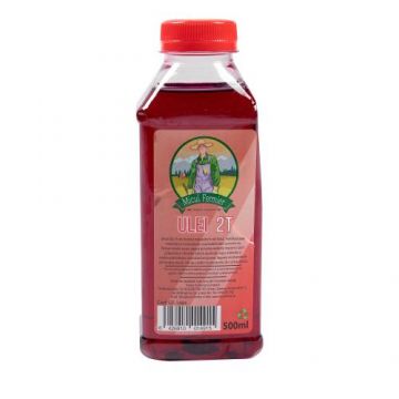 Ulei amestec pentru drujbe si motocositori Micul Fermier, MIX 2T 500 ml, Rosu