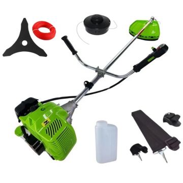 8.5CP *MEGA* Motocoasa Benzina 2t timpi 8.5cp, 12000rpm, 58cc, model 2025, easy-start, Fresco Power by ItalianTech CMP1545
