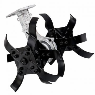 Accesoriu tip Cultivator, 28mm 9T pentru motocoasa, model premium universal, Mencoza