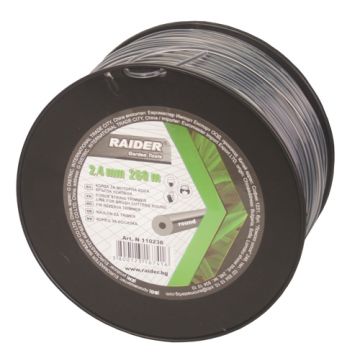 Fir pentru motocoasa profil rotund 2.4mm х 260m, Raider 110236