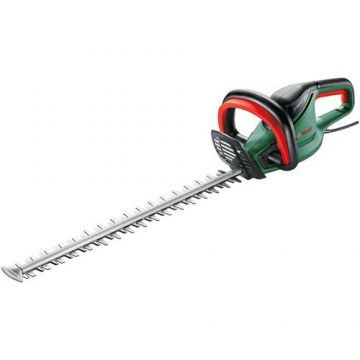 Foarfeca electrica pentru tuns gard viu Bosch UniversalHedgeCut 06008C0703, putere 480 W, 60 cm lungime lama, 30 mm distanta intre dinti, 3400 curse/min (Verde)