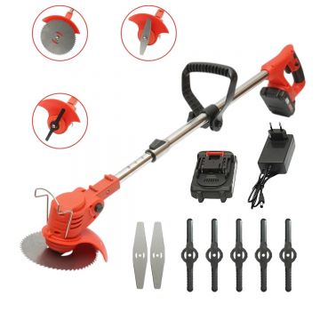 Motocoasa electrica extensibila 380W, baterie litiu 48V/6000 mAh, viteza 18000 r/min accesorii incluse, Cod: DISTN75