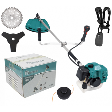 Motocoasa pe benzina Mustang, 5.5 Cp, 51 CC, 4 acc. incluse