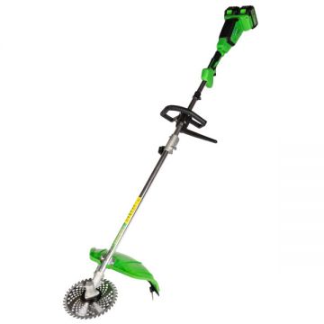 Motocoasa (Trimmer) Electric Micul Fermier MF-MX1012, 2x20V, 2 Scumulatori 4Ah, Maner Simplu, Motor fara Perii