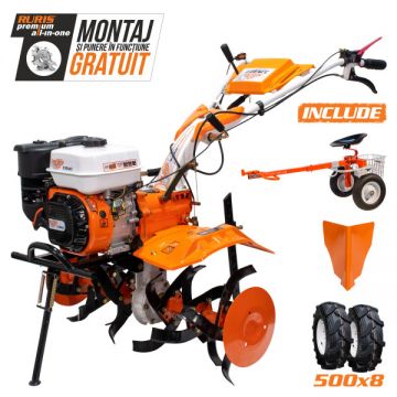 Motosapatoare Ruris 731acc2 + Roti Cauciuc  5.00-8+Rarita+Accesoriu Tractat