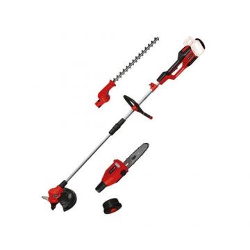Set unealta multifunctionala fara fir Einhell GE-LM 36 / 4in1 Li-Solo, gard viu, cap trimmer, ferastrau