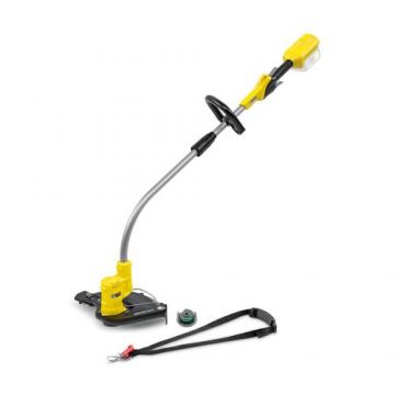 Trimmer electric Karcher LTR 36-33 Battery, 36 V, Diametru taiare 33 cm, 7000 rpm, Fara acumulator si incarcator (Galben/Argintiu)