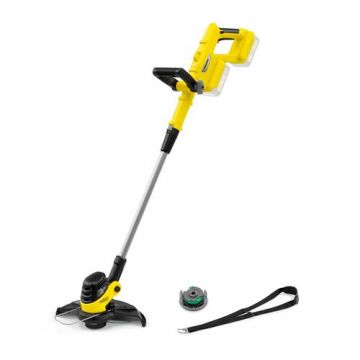 Trimmer electric pentru gazon Karcher LITR 3-18 Dual, 36 V, Diametru taiare 30 cm, 8000 rpm, Fara acumulatori (Negru/Galben)