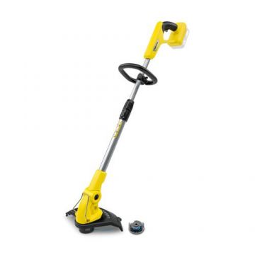 Trimmer electric pentru iarba/gazon Karcher LTR 18-30, Fara fir, Diametru de taiere 30 cm, 7800 rpm, 18 V, Acumulatorul nu este inclus (Galben/Argintiu)