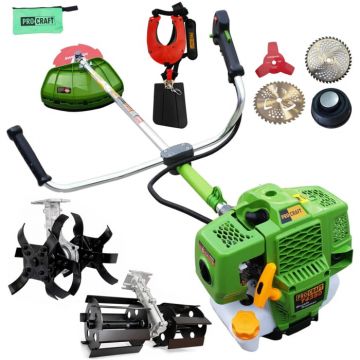 Motocoasa ProCraft 4350 Germany , 6CP, Cultivator + Prasitoare