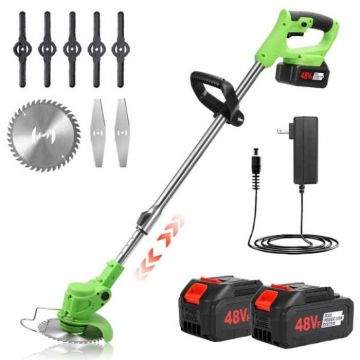 Motocositoare Electrica cu 2 Acumulatori si Accesorii CMP1823, Sistem Fara Fir, Motor Electric de Putere, Autonomie Extinsa, Design Ergonomic, Pentru Tuns Iarba si Vegetatie Usoara