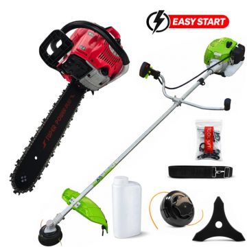 Pachet Motocoasa si Motofierastrau Craft-Tec Ultra Power, 8.5CP, 12.000RPM, EasyStart